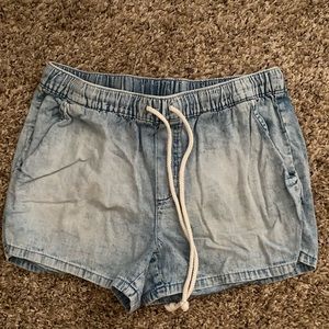 Aerie comfy jean shorts